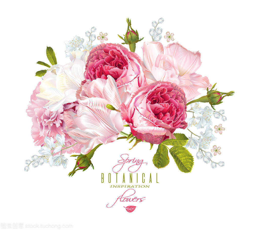 浪漫的花朵組成 花卉的詩(shī)意美學(xué)